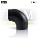 CR02-Curva-TeM-Fixa-90graus-Aluminio-preto