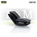 UN135-Uniao-TeM-180-Para-Vidro-Aluminio-preto